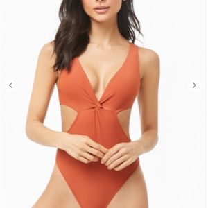 Cut Out One Piece Bathing Suit